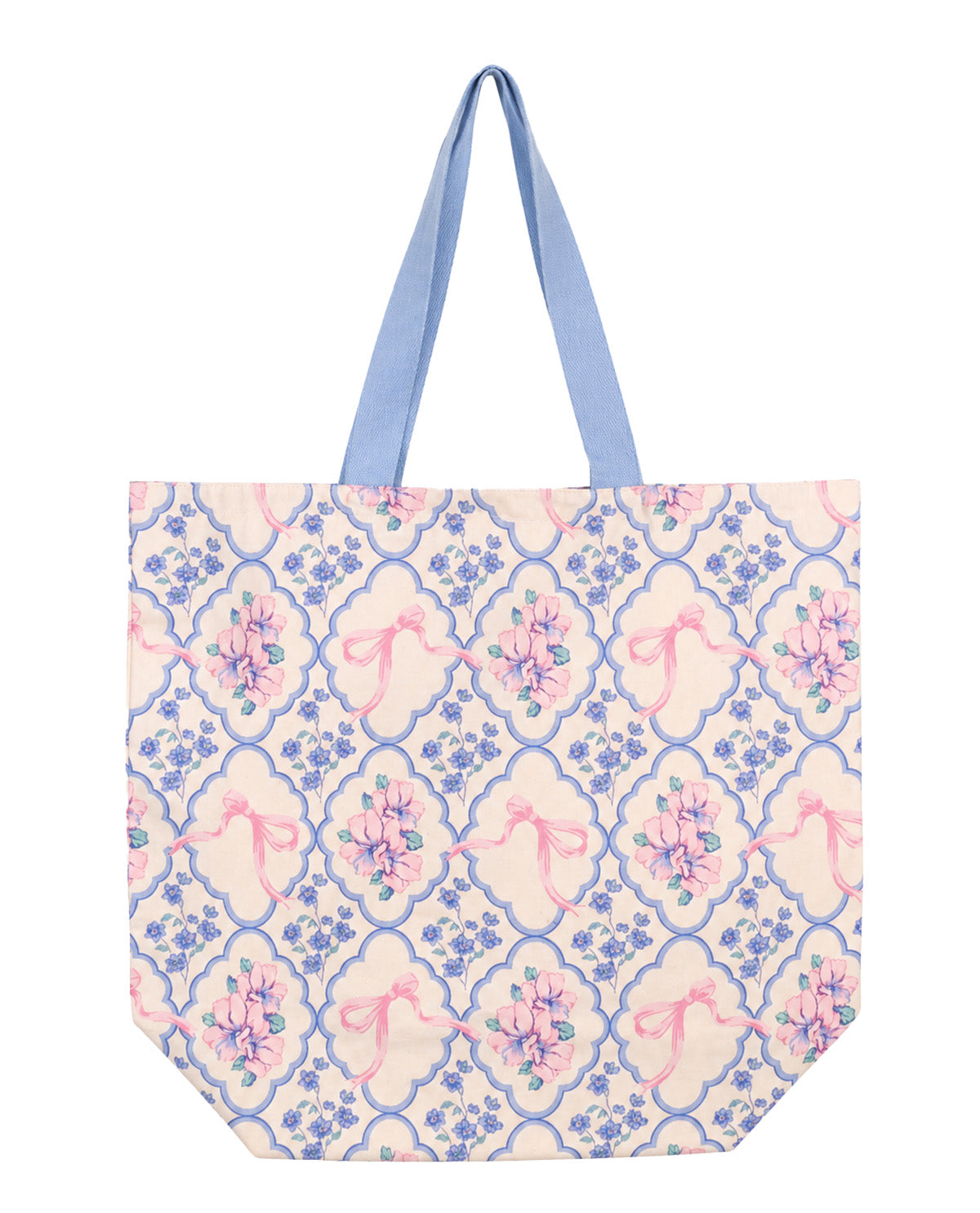 Bows & Flowers Canvas Bag