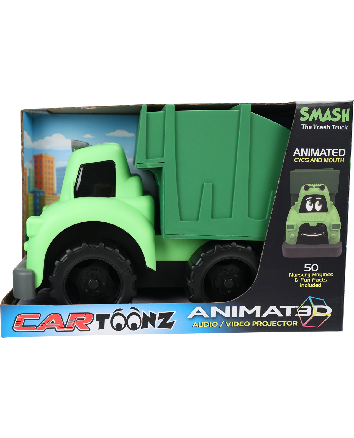 Cartoonz Animat3D Trash Truck