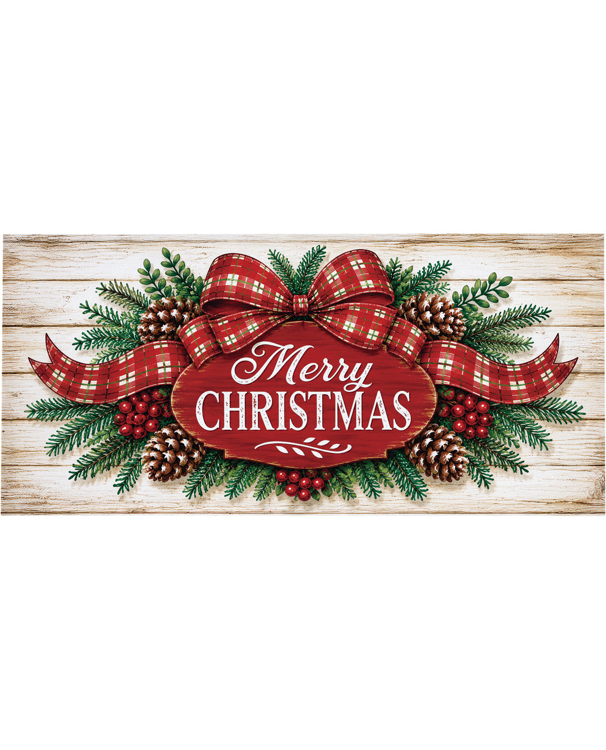 Evergreen Merry Christmas Sassafras