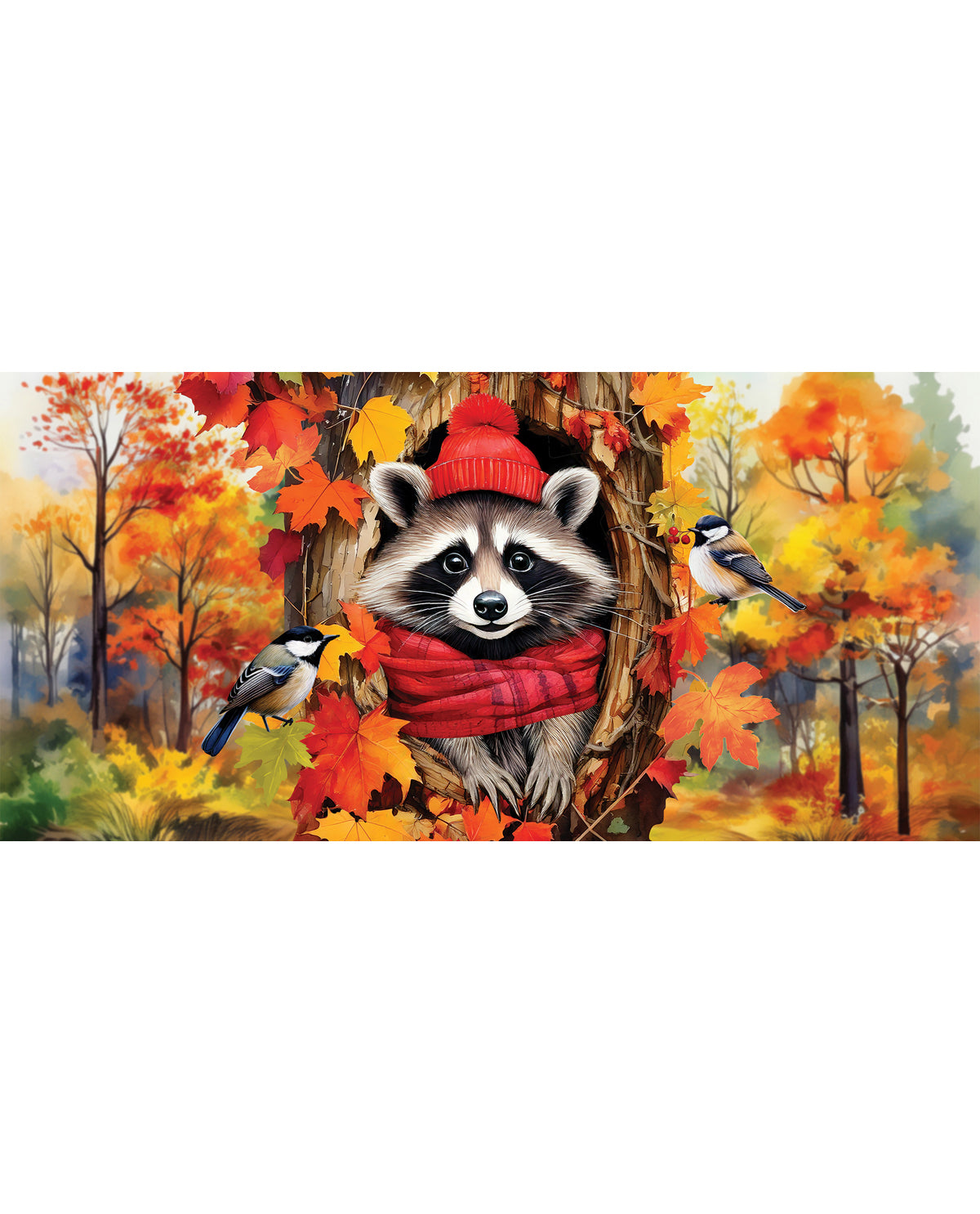 Evergreen Cozy Racoon Sassafras