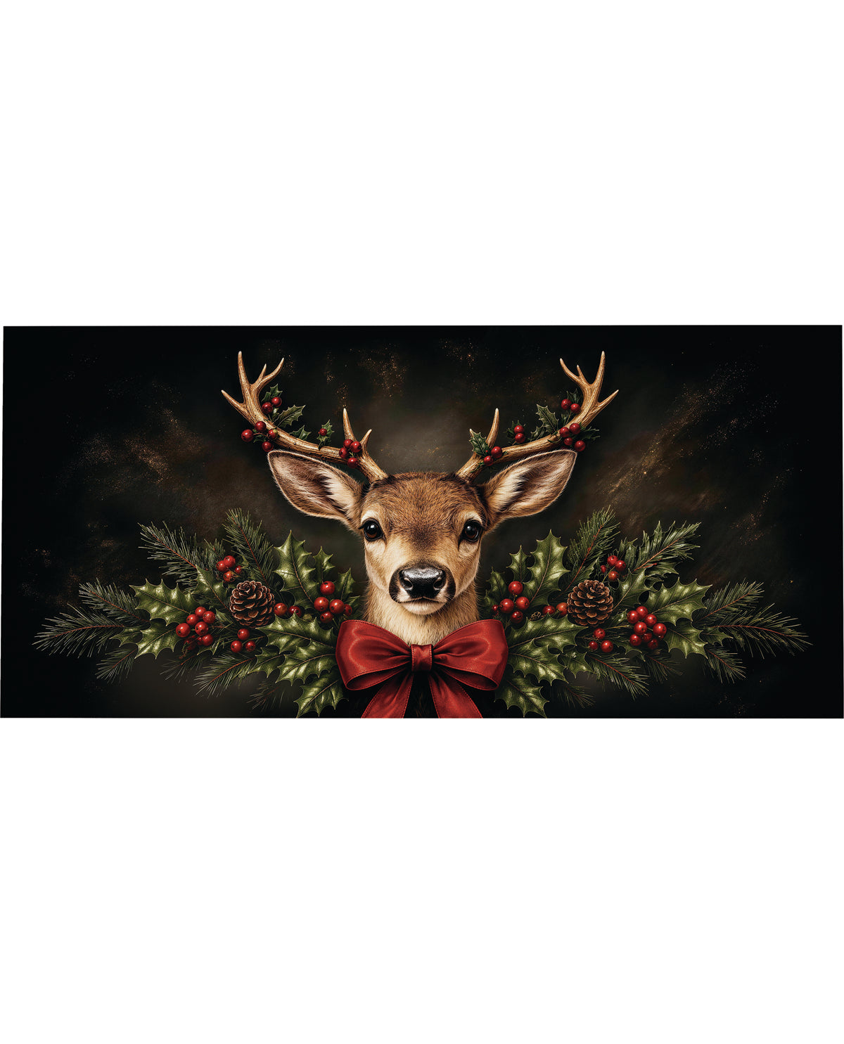 Evergreen Deer Welcome Sassafras
