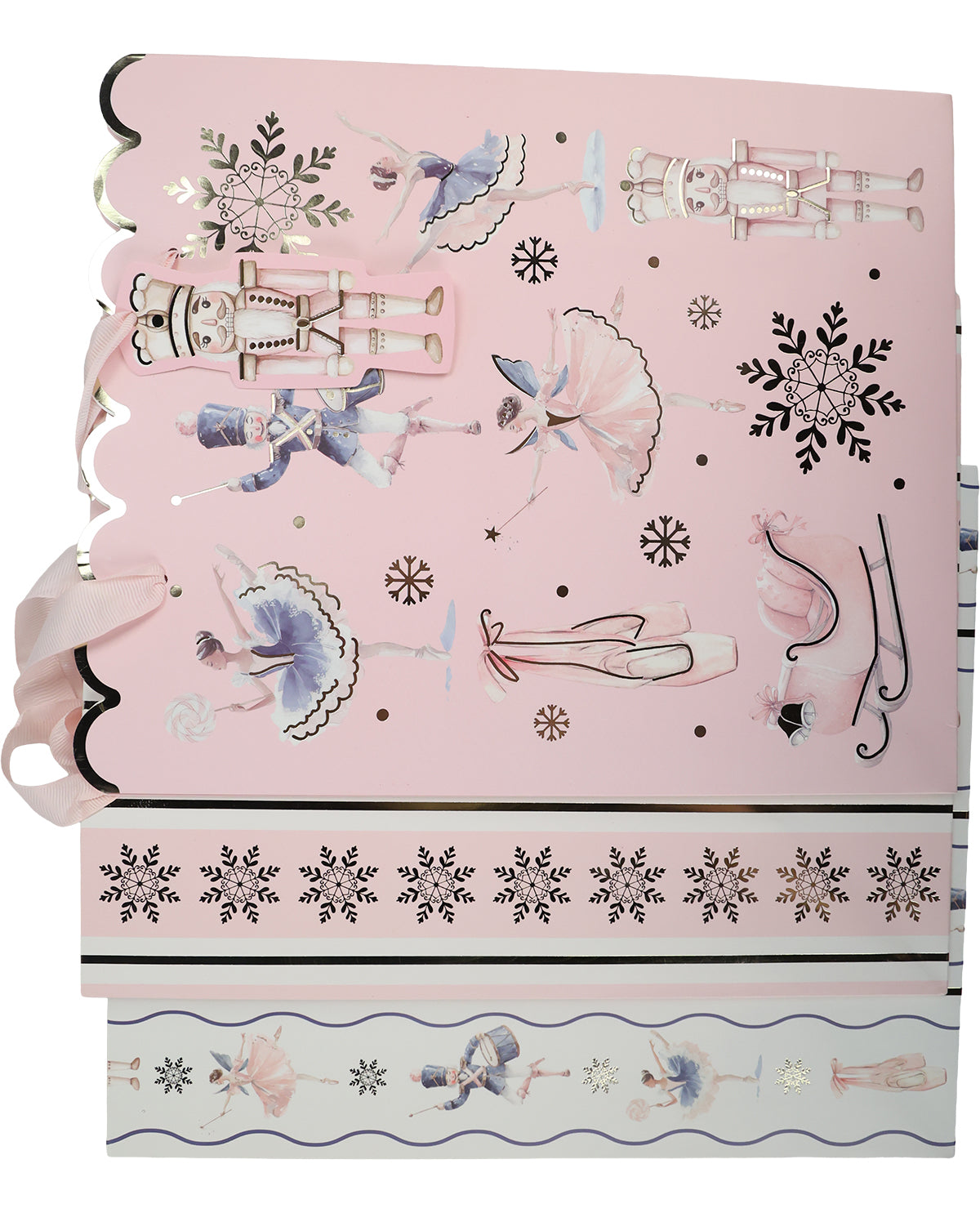 Nutcracker Ballet 3 Piece 10x12" M Gift Bags