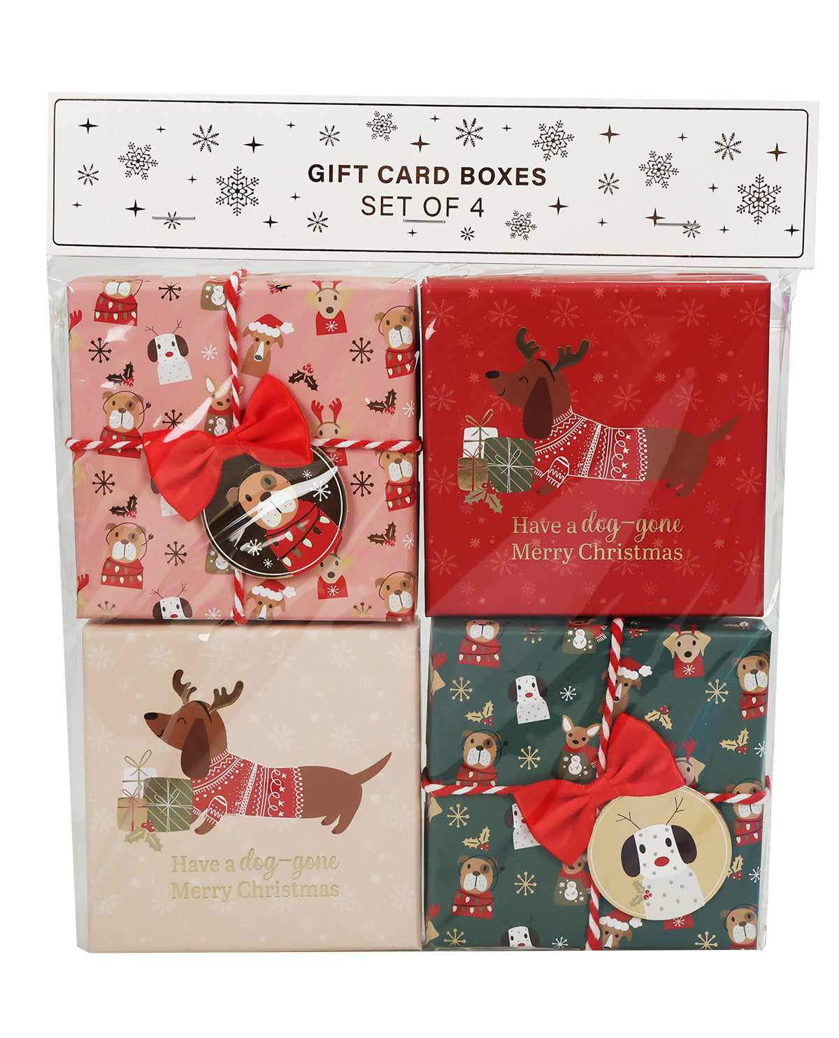 Set Of 4 Gift Card Holders Pet
