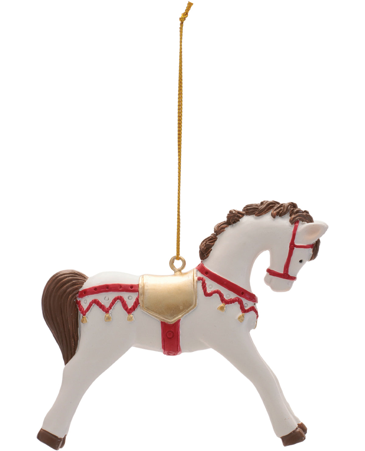 Horse Ornament 3.5" Resin