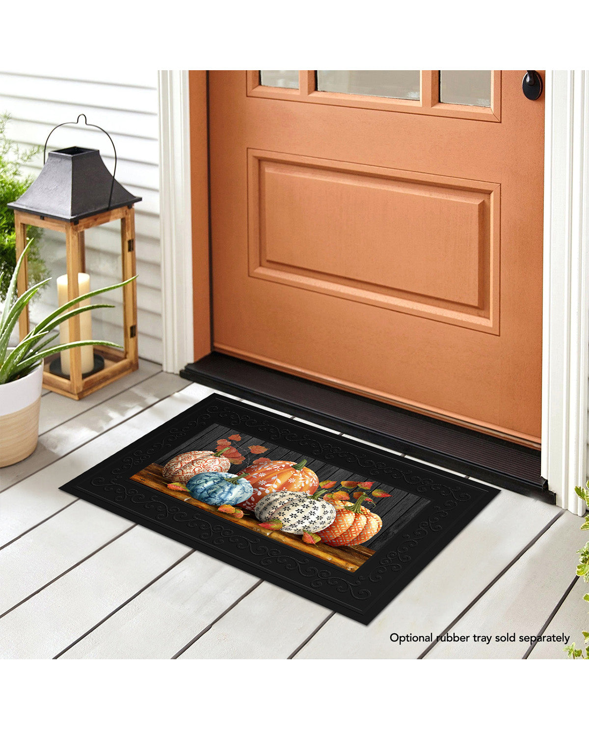 Briarwood Lane Elegant Pumpkins Mini Mat