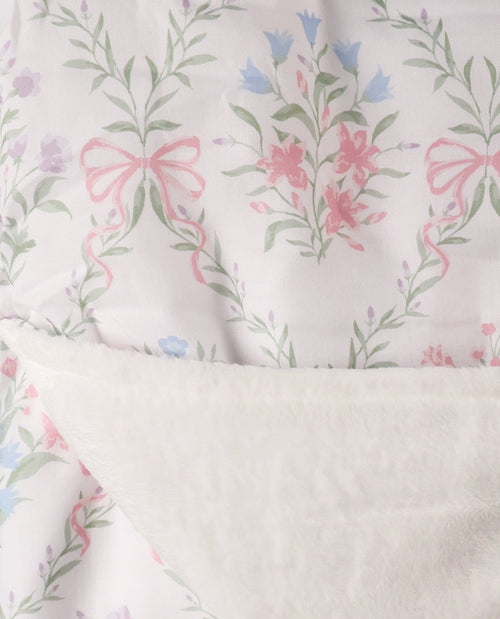 Floral Trellis Pink Gauze 50x70 Throws