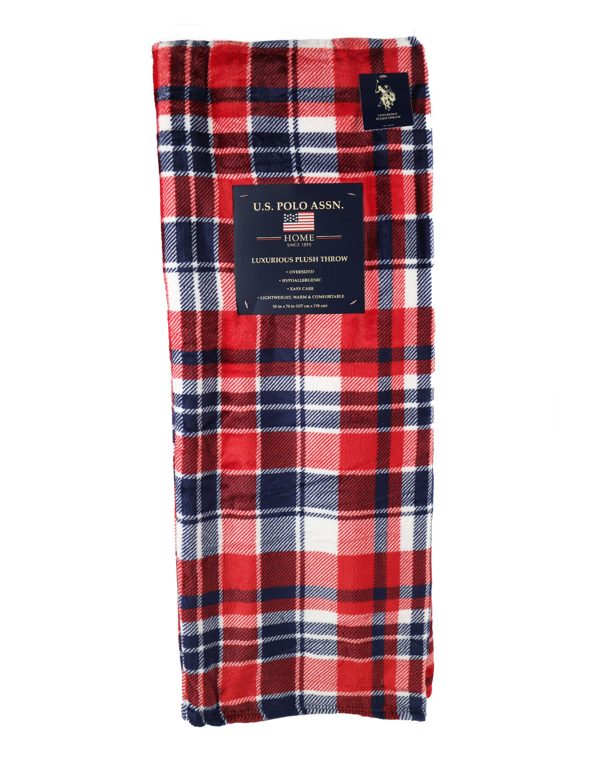 Joel Red Navy Plaid