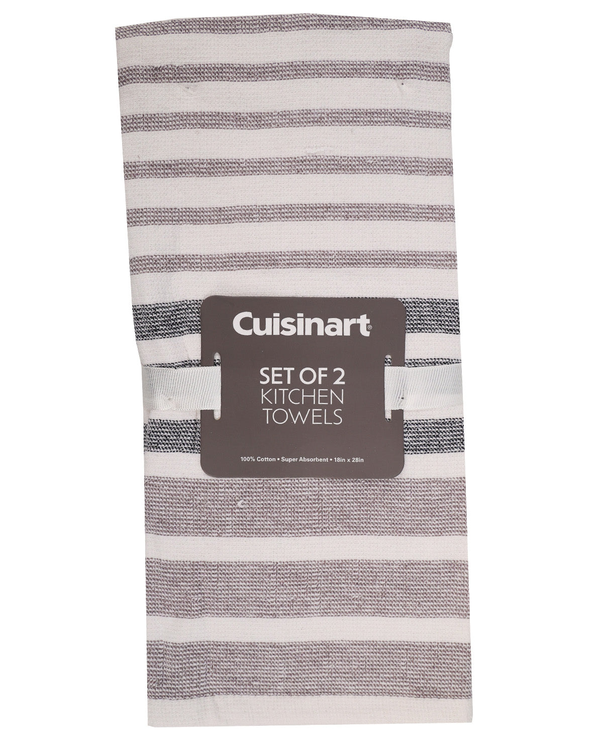 Cuisinart 2pk Yarn Dye Woven Kitchen Towel
