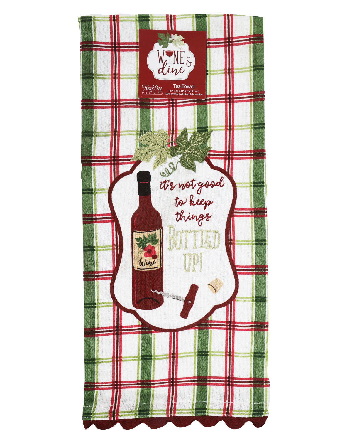 Kay Dee Wine & Dine Tea Towel