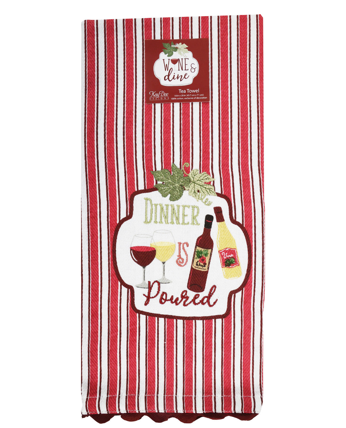 Kay Dee Wine & Dine Tea Towel