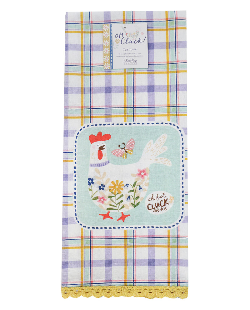 Oh Cluck Asst Tea Towels