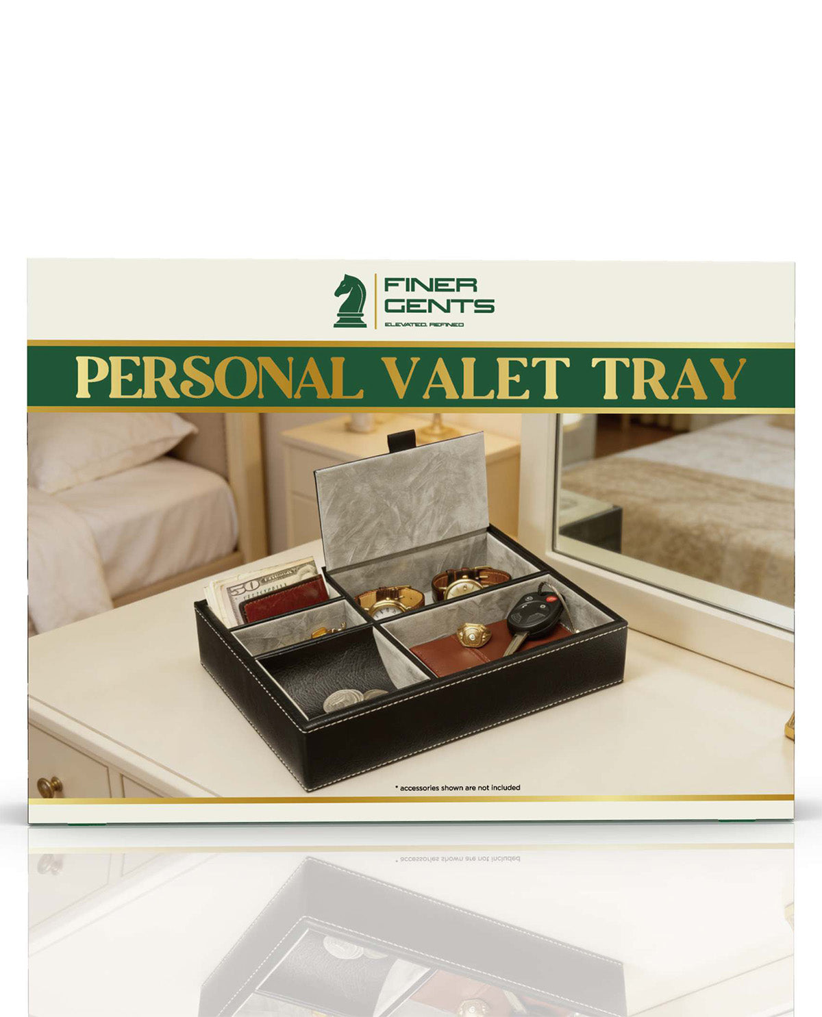 Black Valet Tray