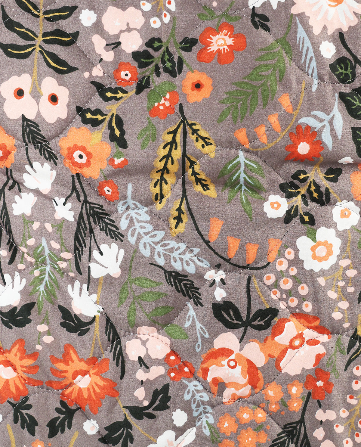 Olivia Floral 3 Piece Queen Quilt Set