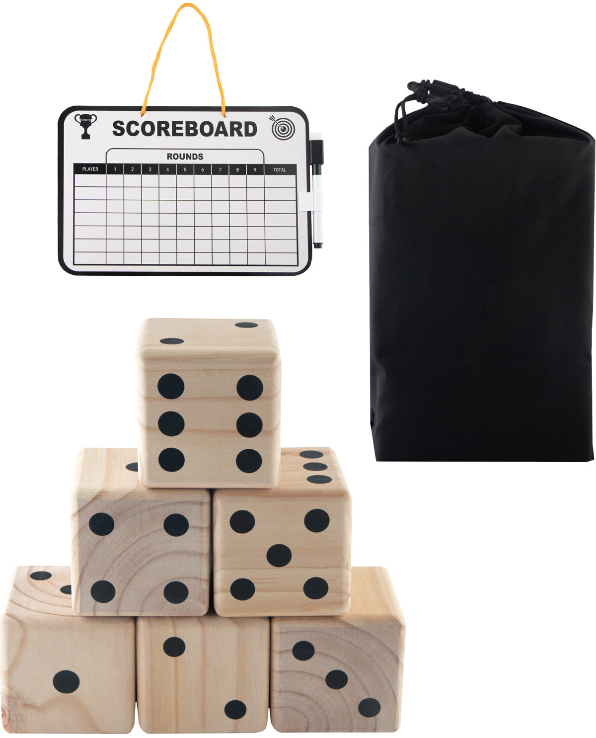 Giant Wooden Dice