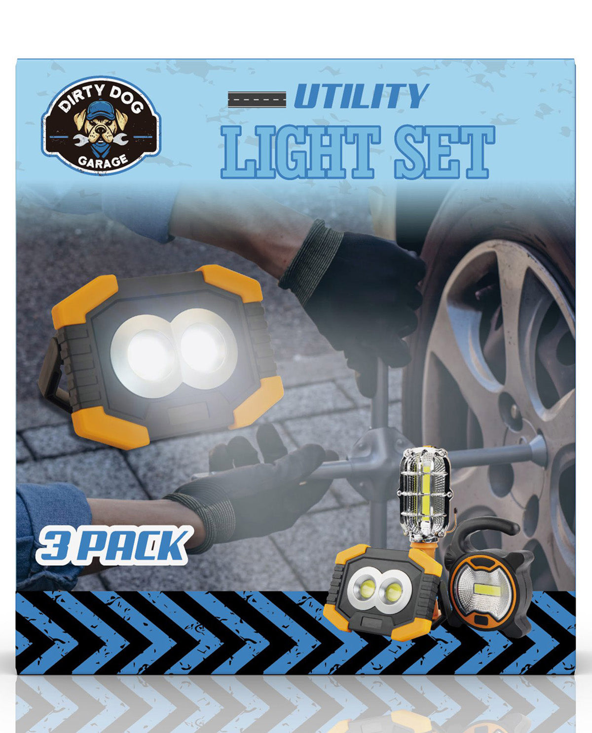 3 Piece Utility Light Set