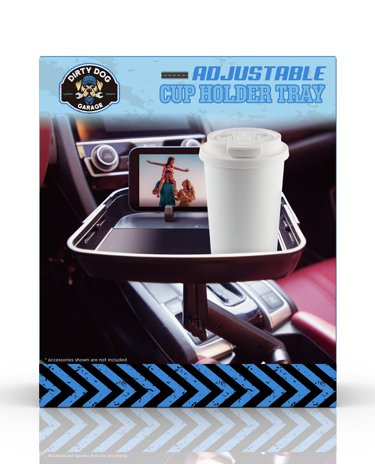 Adjustable Cup Holder Tray
