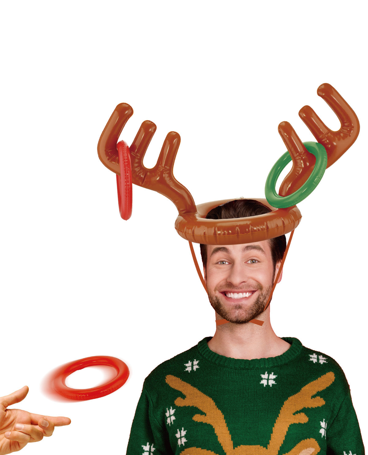Inflatable Antler Ring Toss