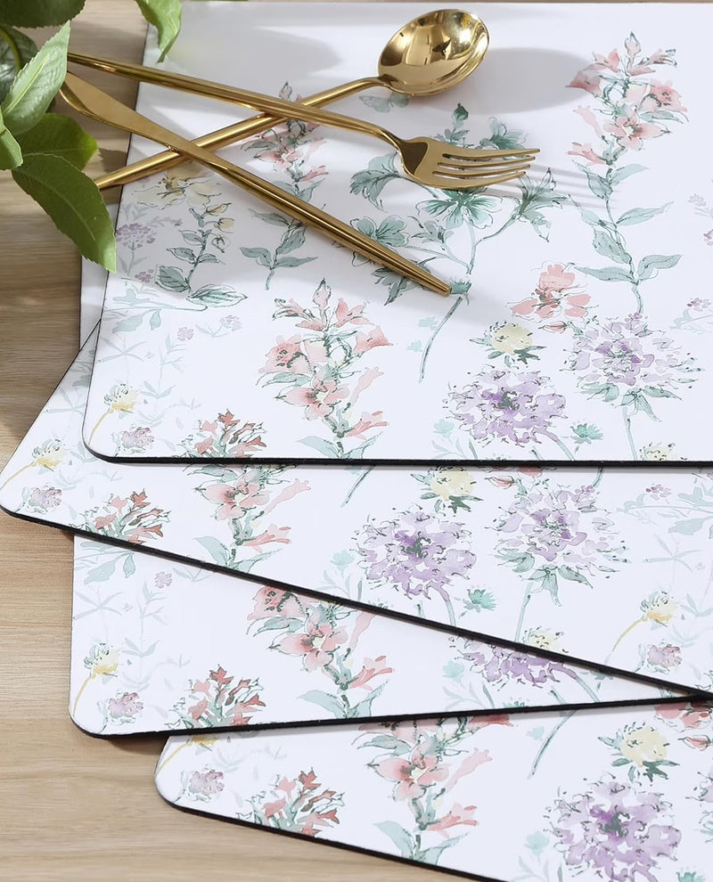 Laura Ashley 4 Piece Cork Wild Meadow Placemat