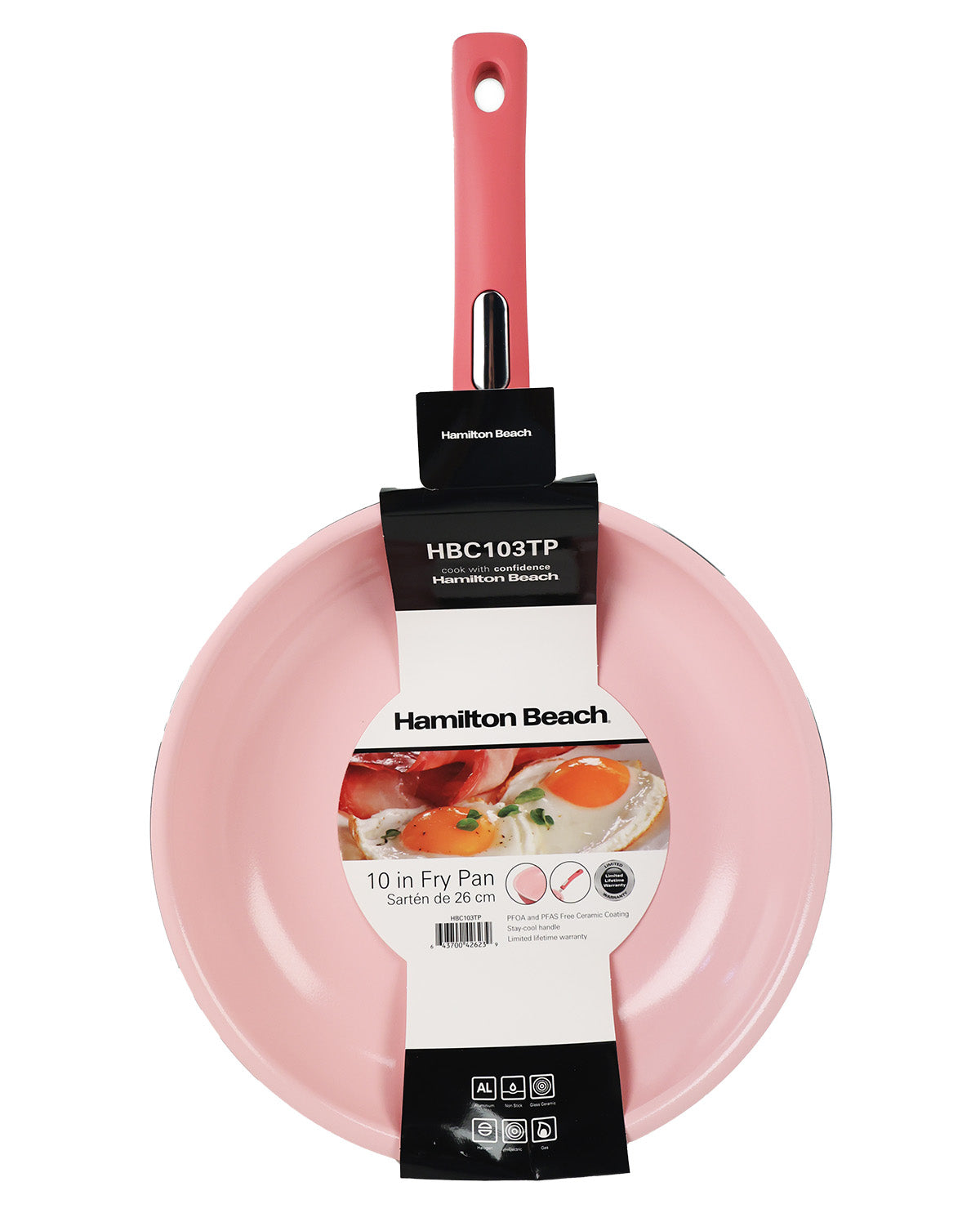 Hamilton Beach 10" Pink Skillet