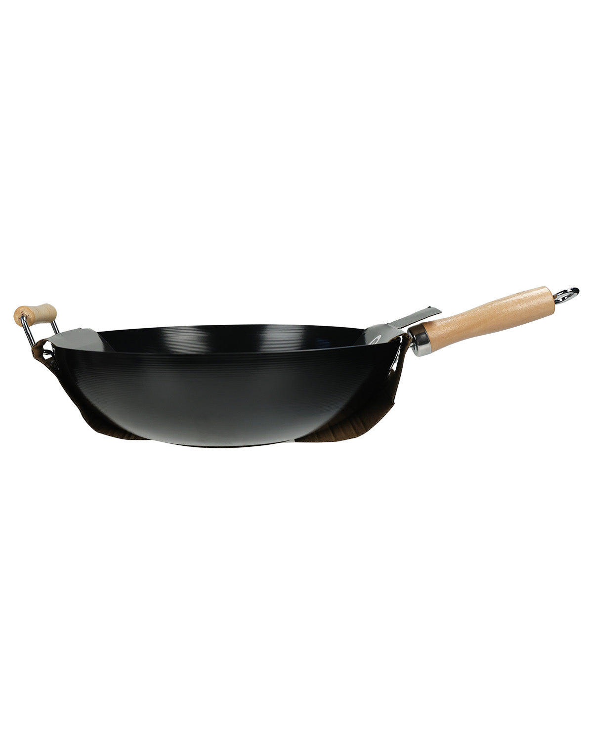 Alpine Cuisine Carbon Steel Black 12.5" Wok