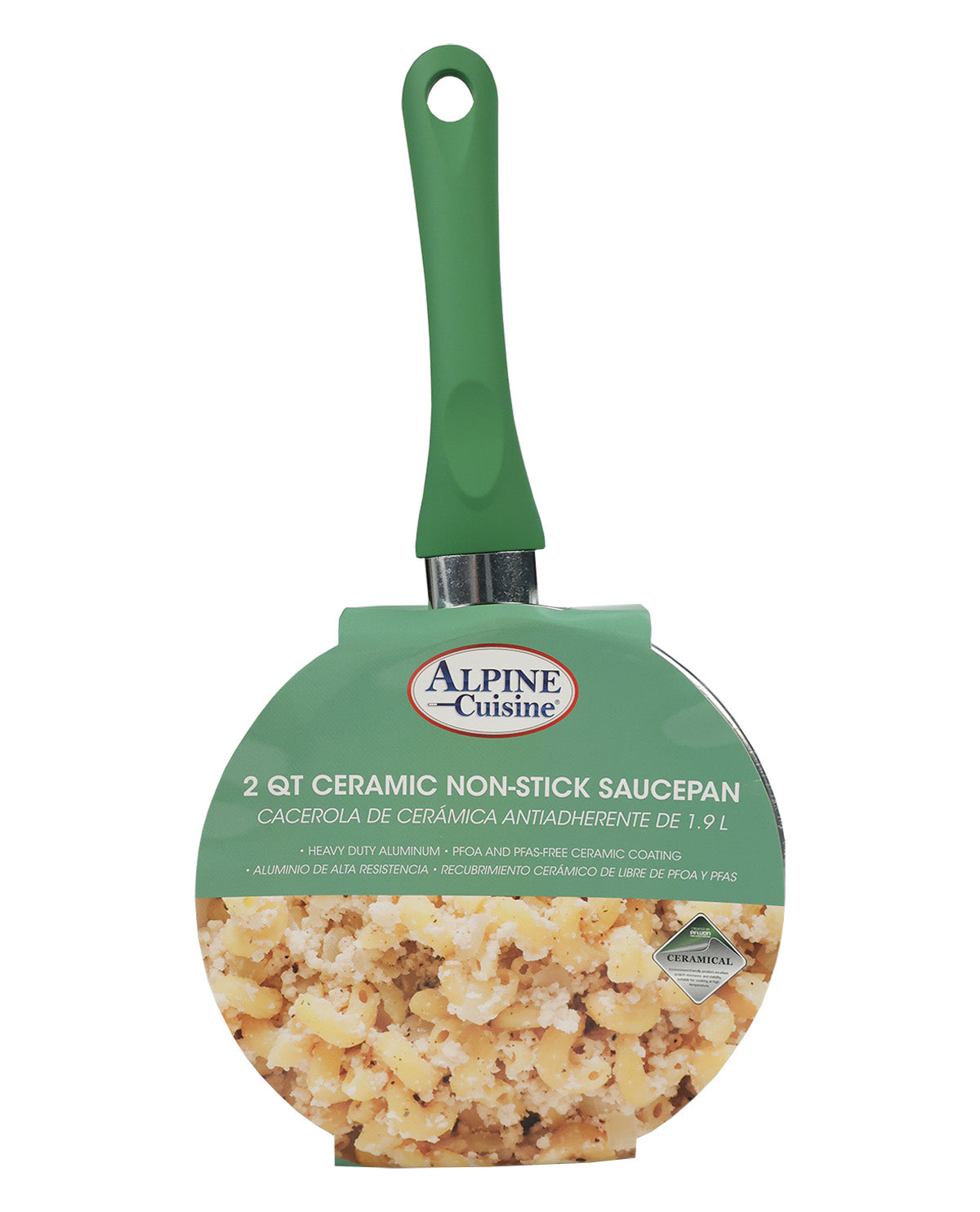 Alpine Cuisine 2qt Sage Saucepan