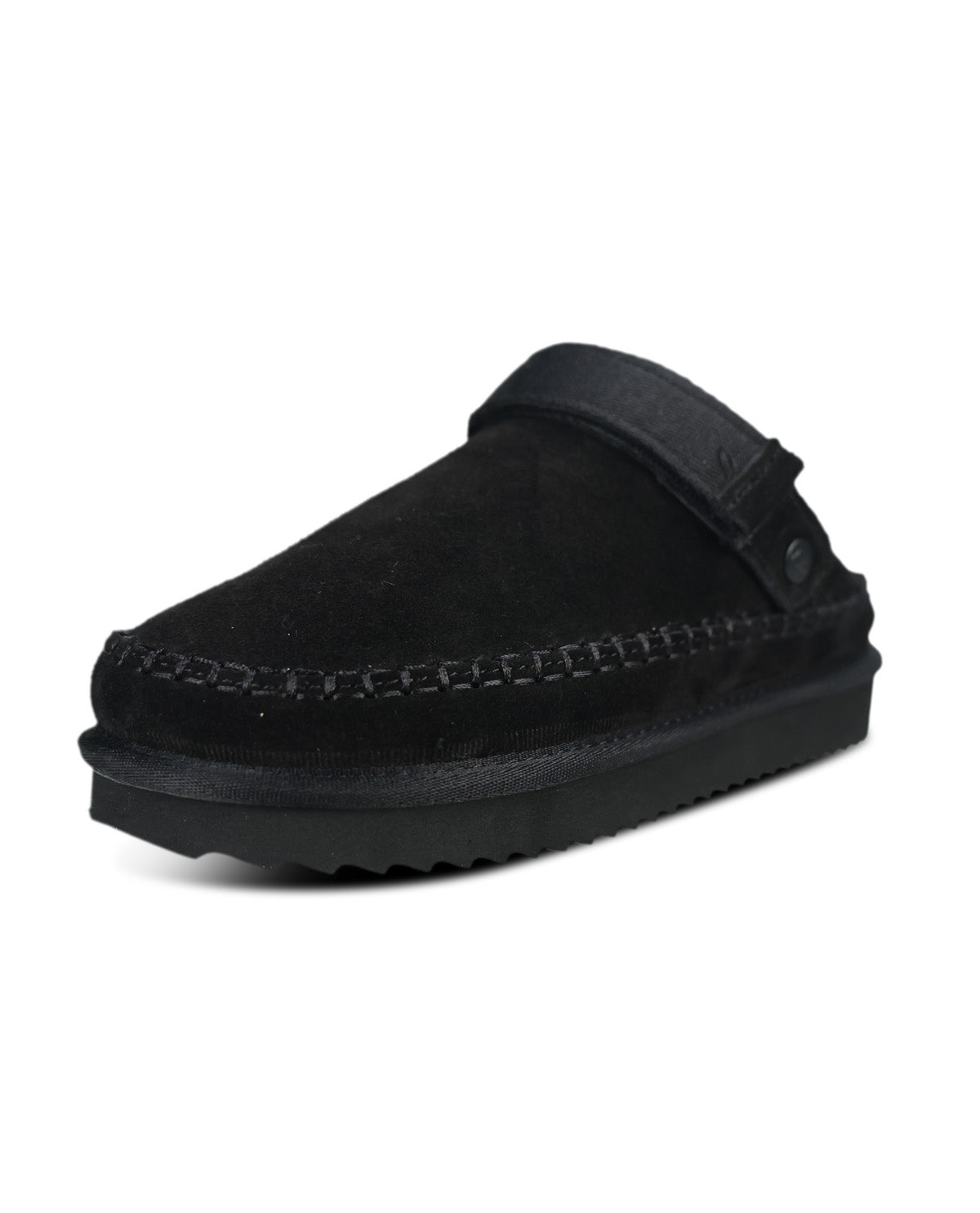 Project Cloud Grayson Suede With Fur Trim Casual Black