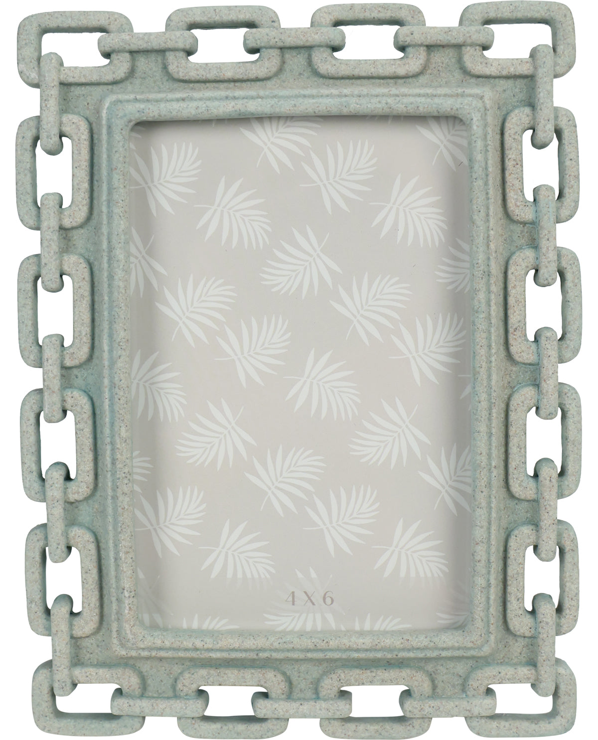 Blue & Green Chain 4x6" Picture Frame