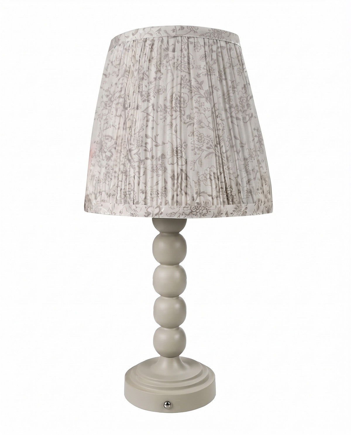 Taupe Toile Printed 20x9.5" Lamp
