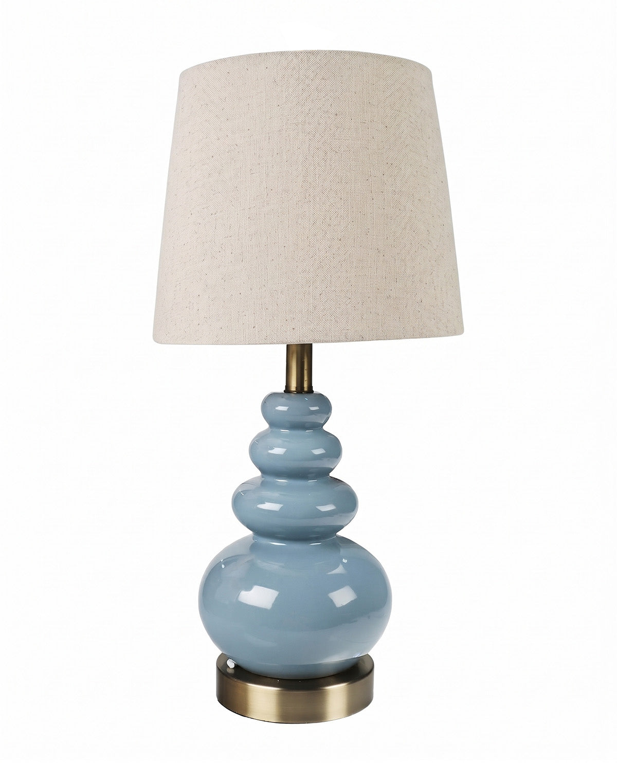 Sky Blue Bubble 18x9" Lamp