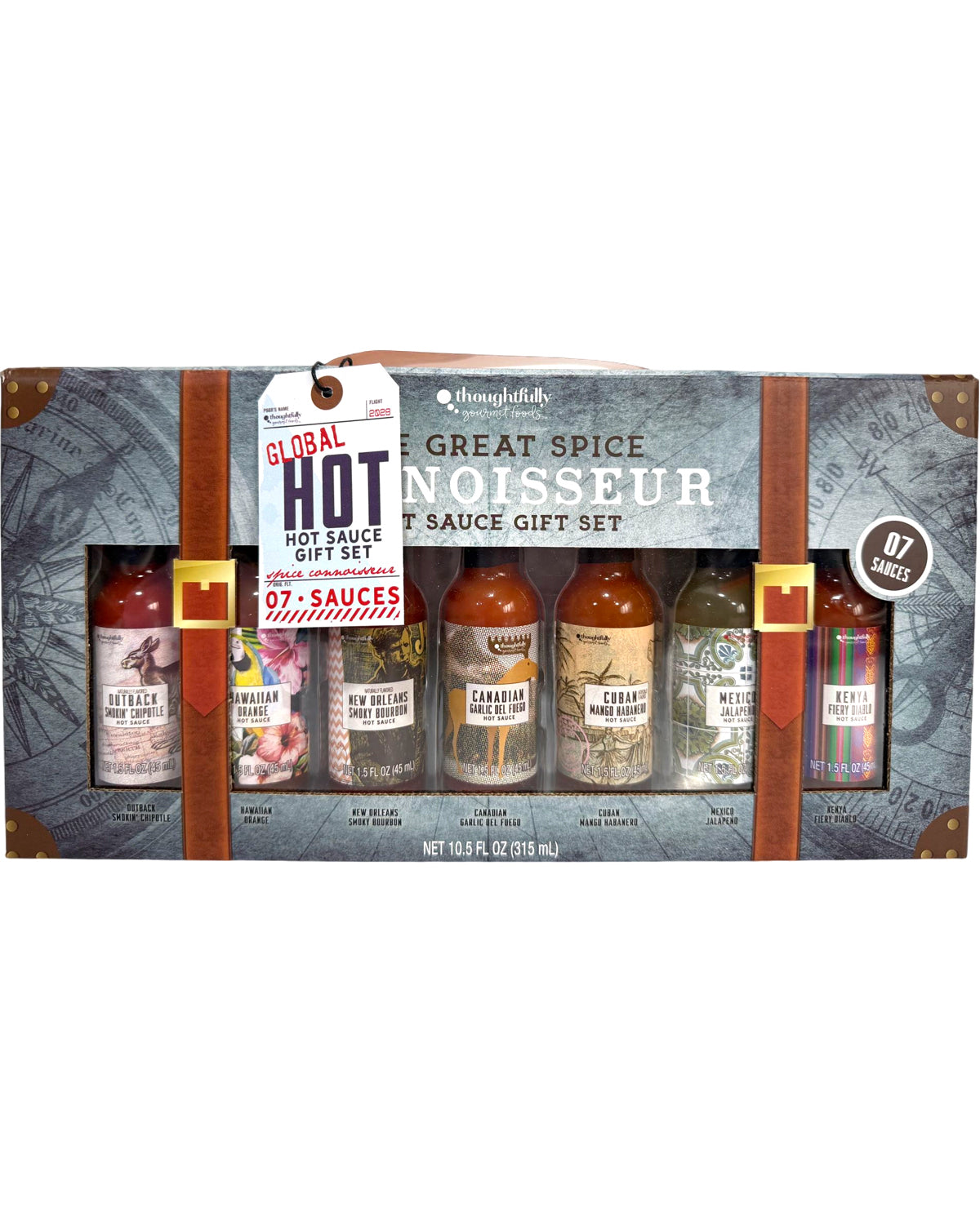 7 Piece Global Hot Sauce Set