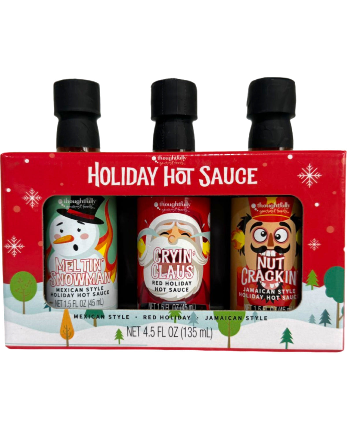 Holiday Hot Sauce 3 Piece Set