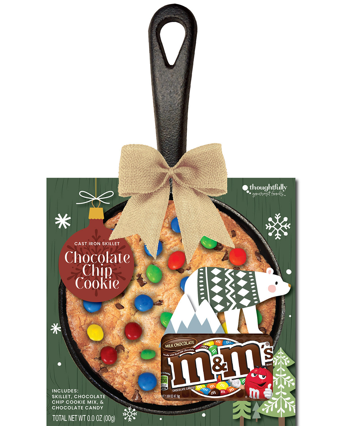 Chocolate Chip Cookie M&M Skillet