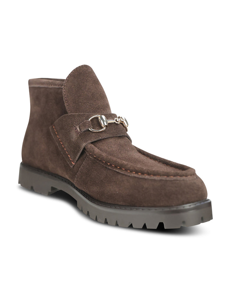 Project Cloud Tucker Suede Low Boot W Briddle Buckle
