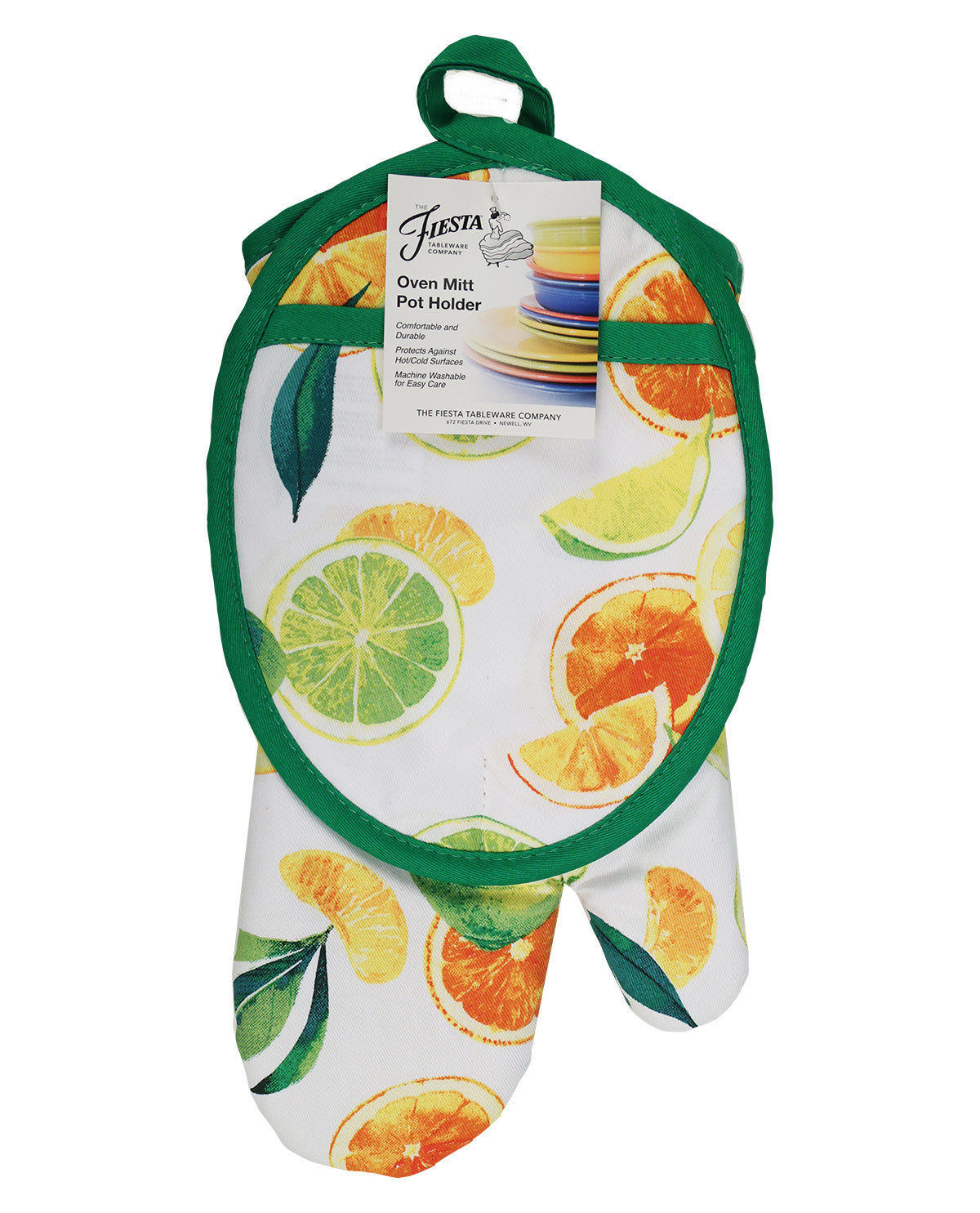 Fiesta Citrus Pot Holder & Oven Mit Set