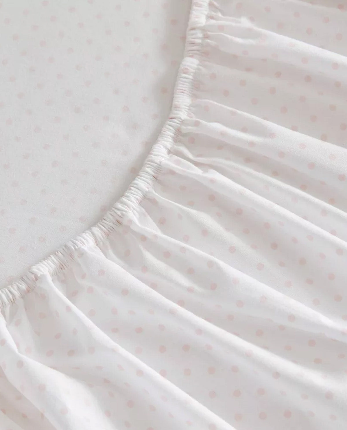 Martha Steawrt Pink Polka Dot Twin Sheet Set