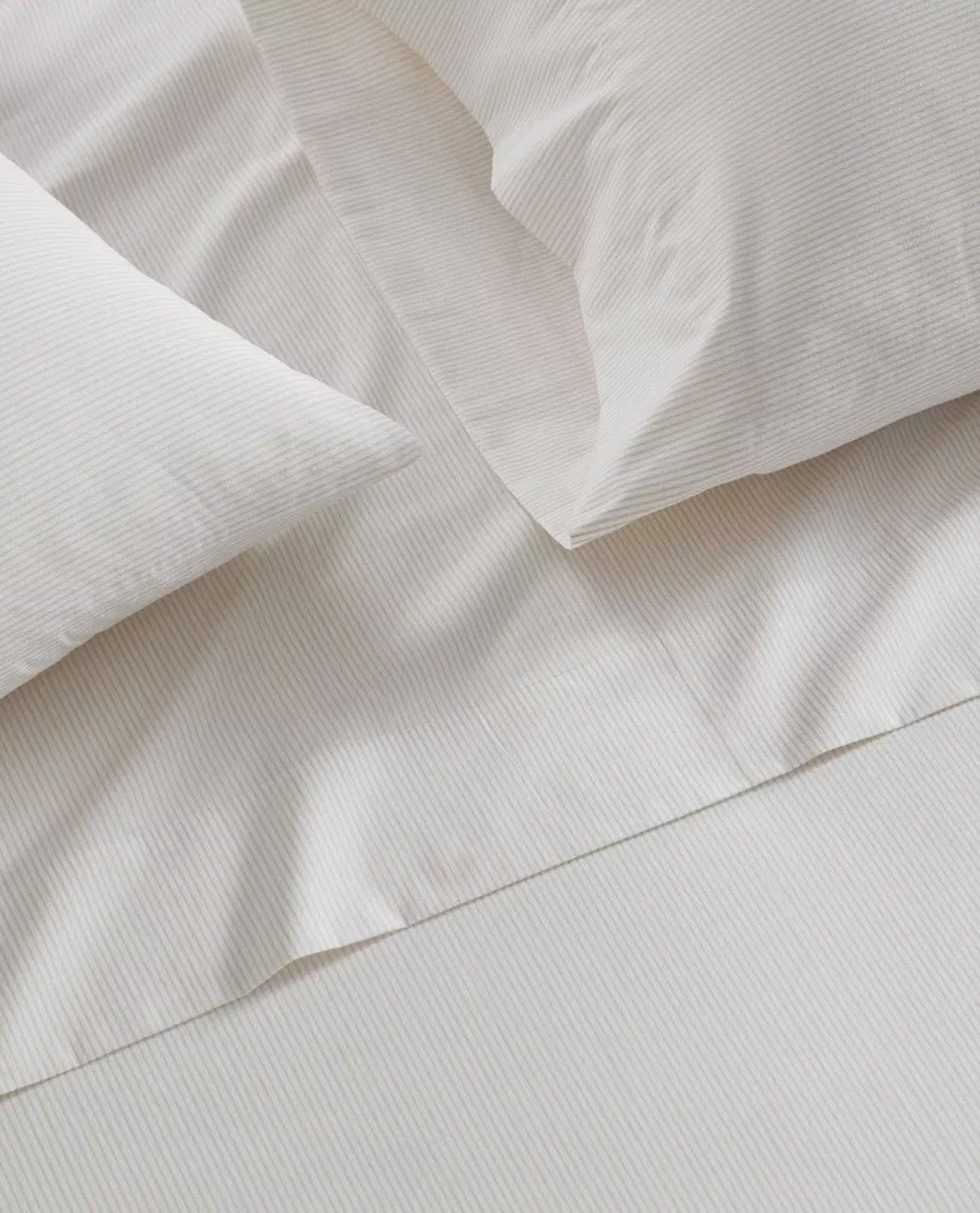 Martha Stewart Core Taupe Stripe Full Sheet Set