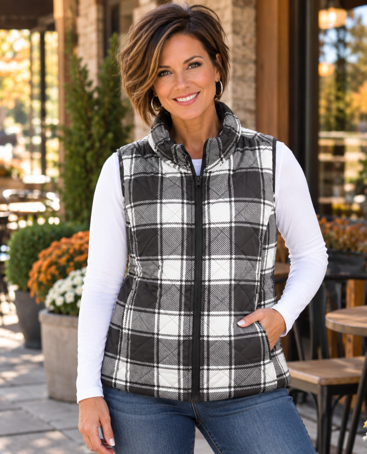 Lands' End Puffer Vest