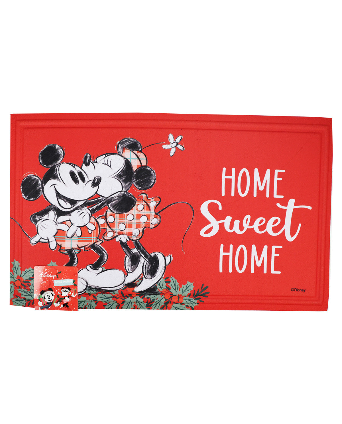 Disney Crumb Rubber Christmas Doormat 18x30"