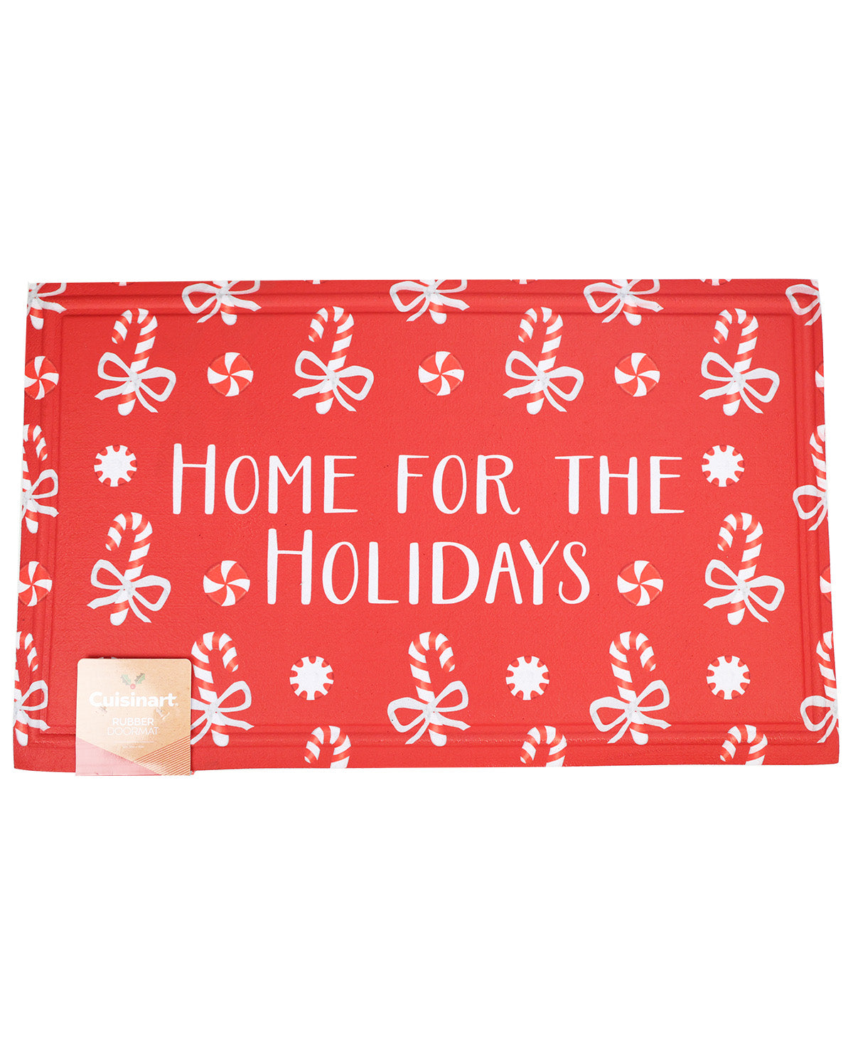 Cuisinart Candy Cane Crumb 18x30" Rubber Doormat