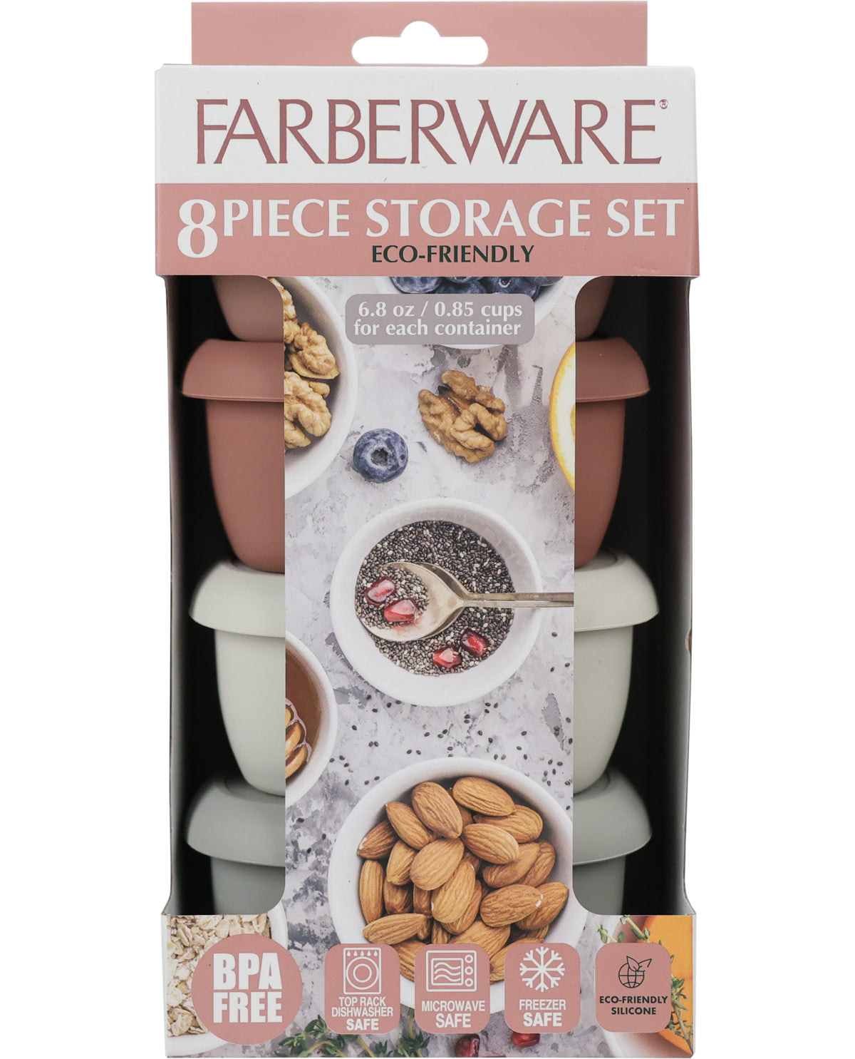 Farberware 8 Piece Silicone Sanck Set