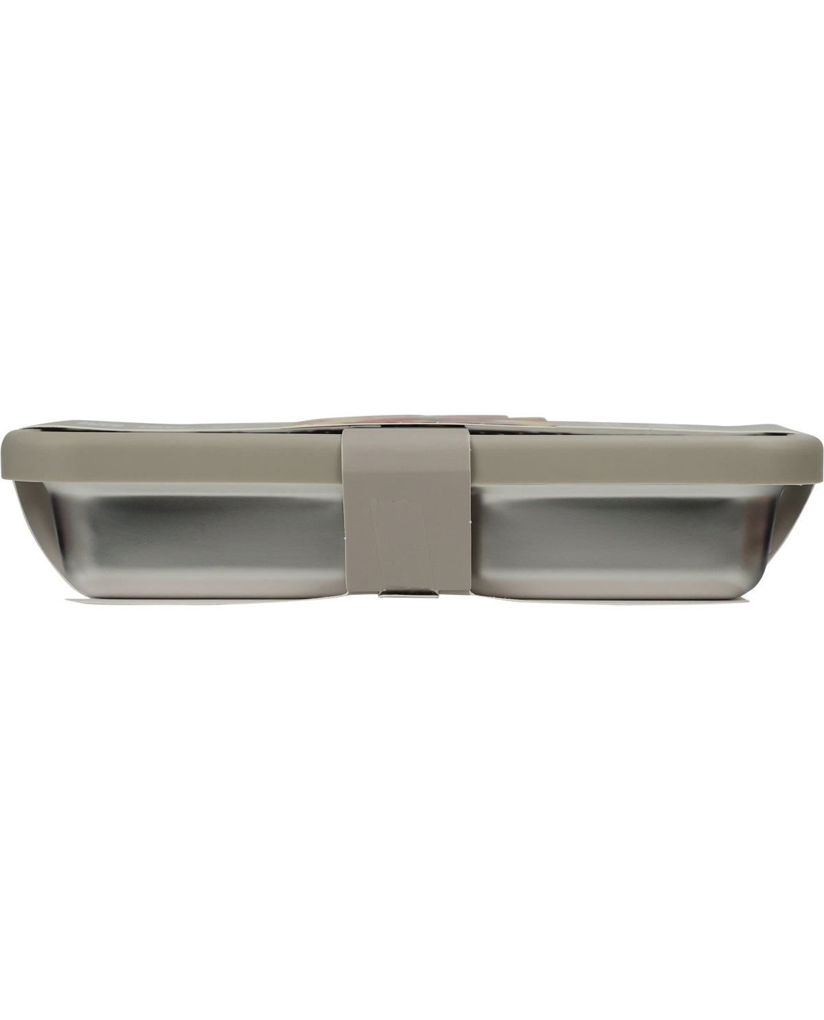Farberware 10oz Stainless Steel Taupe Silicone Snack Container