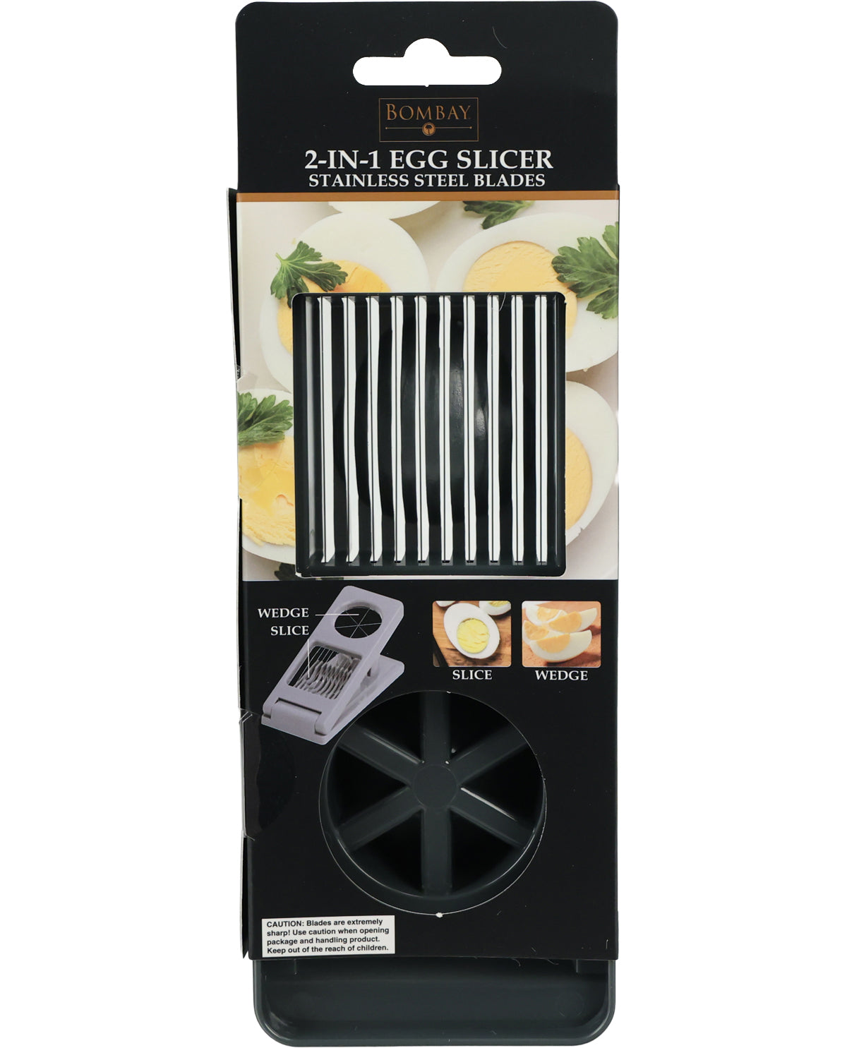 Bombay 2 in 1 Gry Egg Slicer