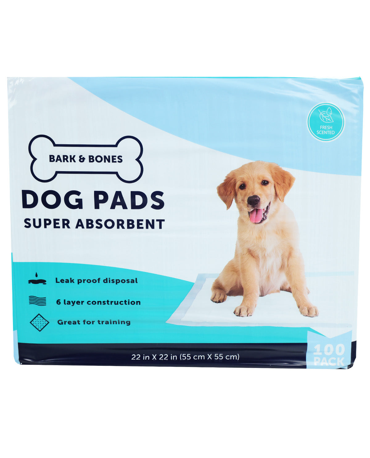 100 Piece Dog Training Pads