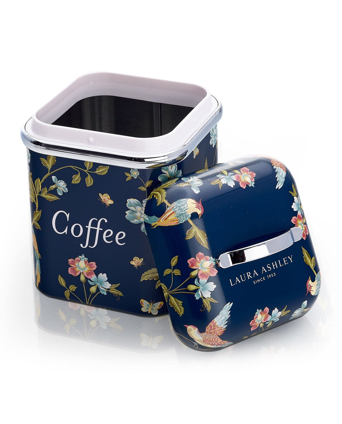 Laura Ashley Elveden Navy Cannister Set