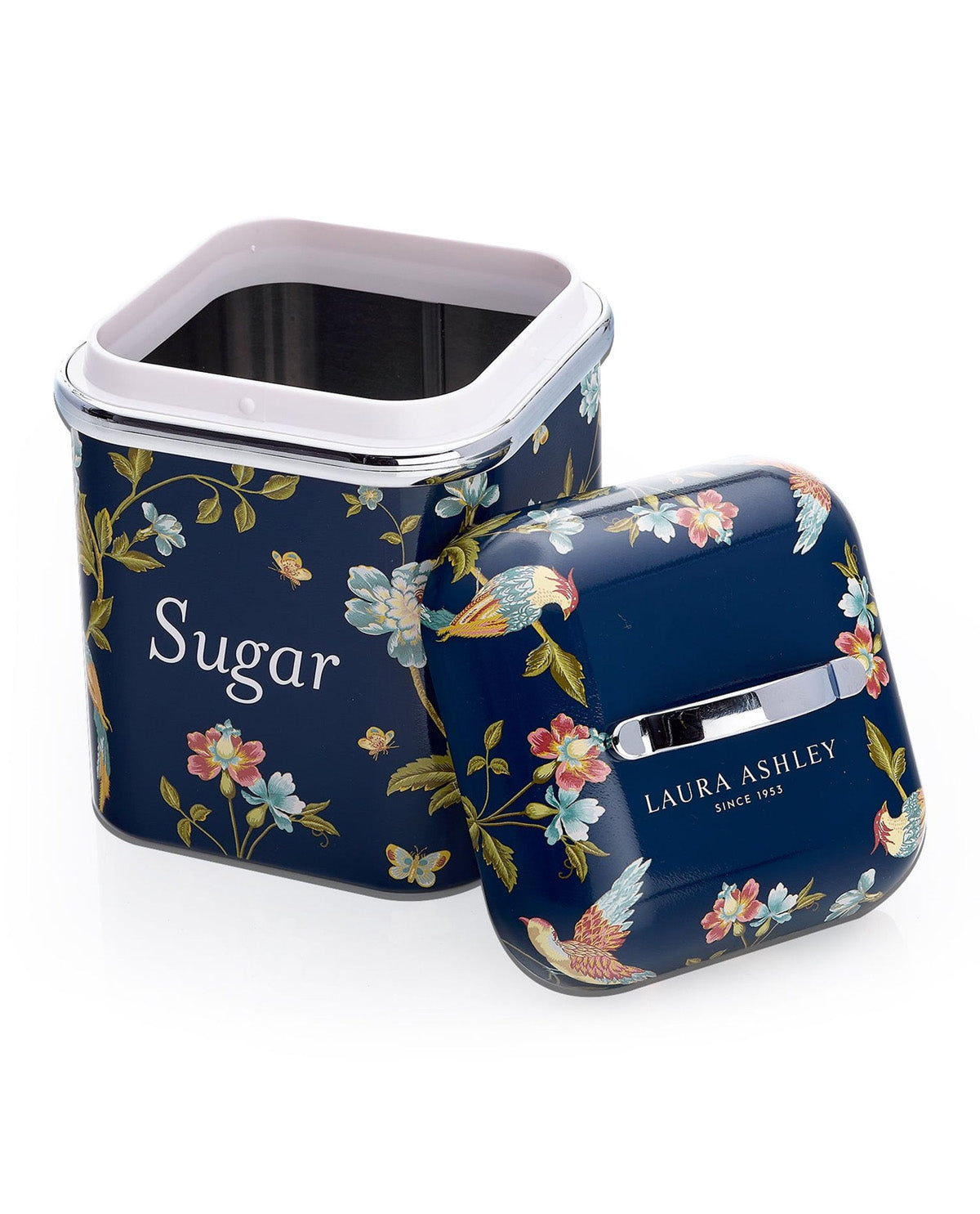 Laura Ashley Elveden Navy Cannister Set