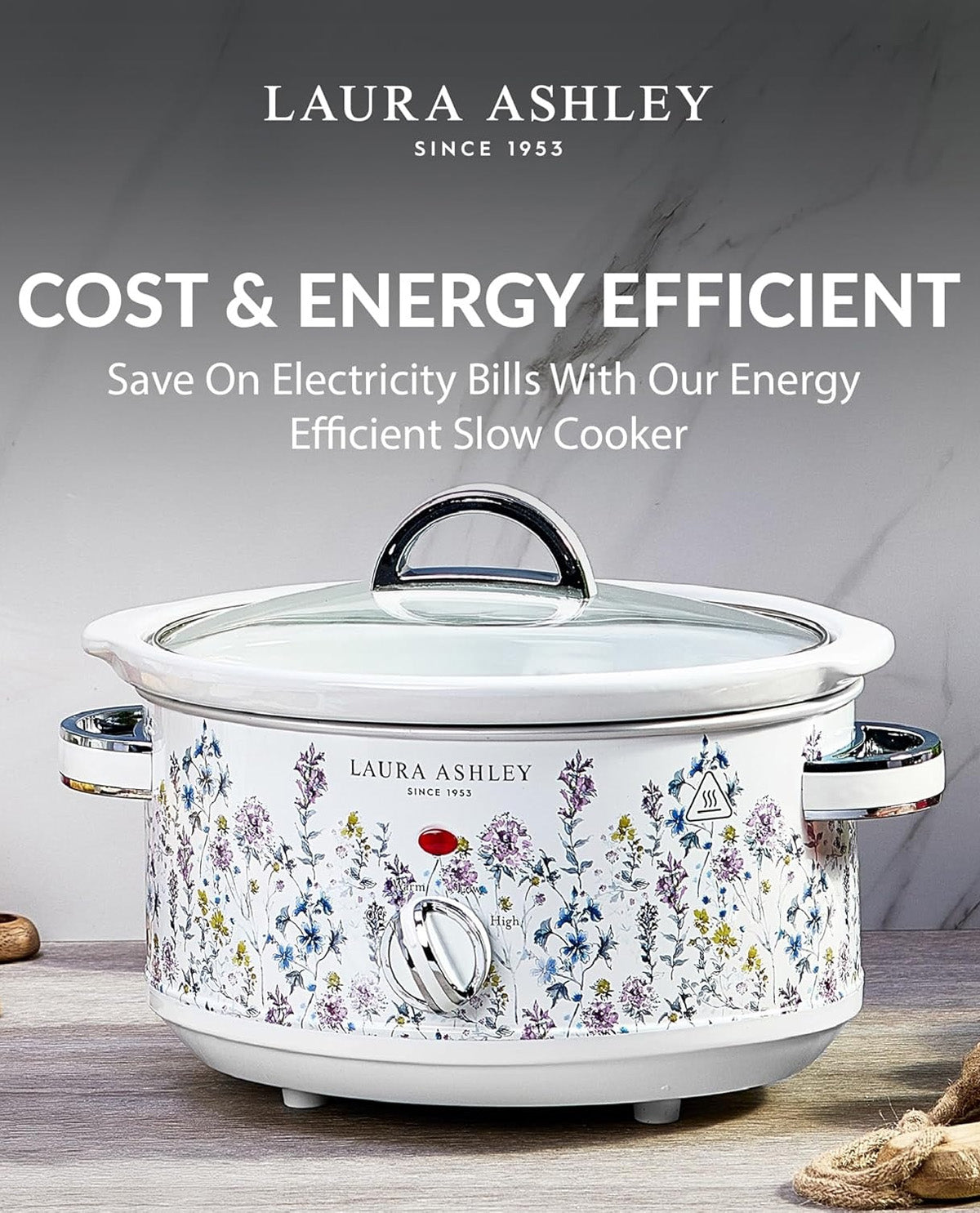 Laura Ashley Wild Meadow 3.5L Slow Cooker