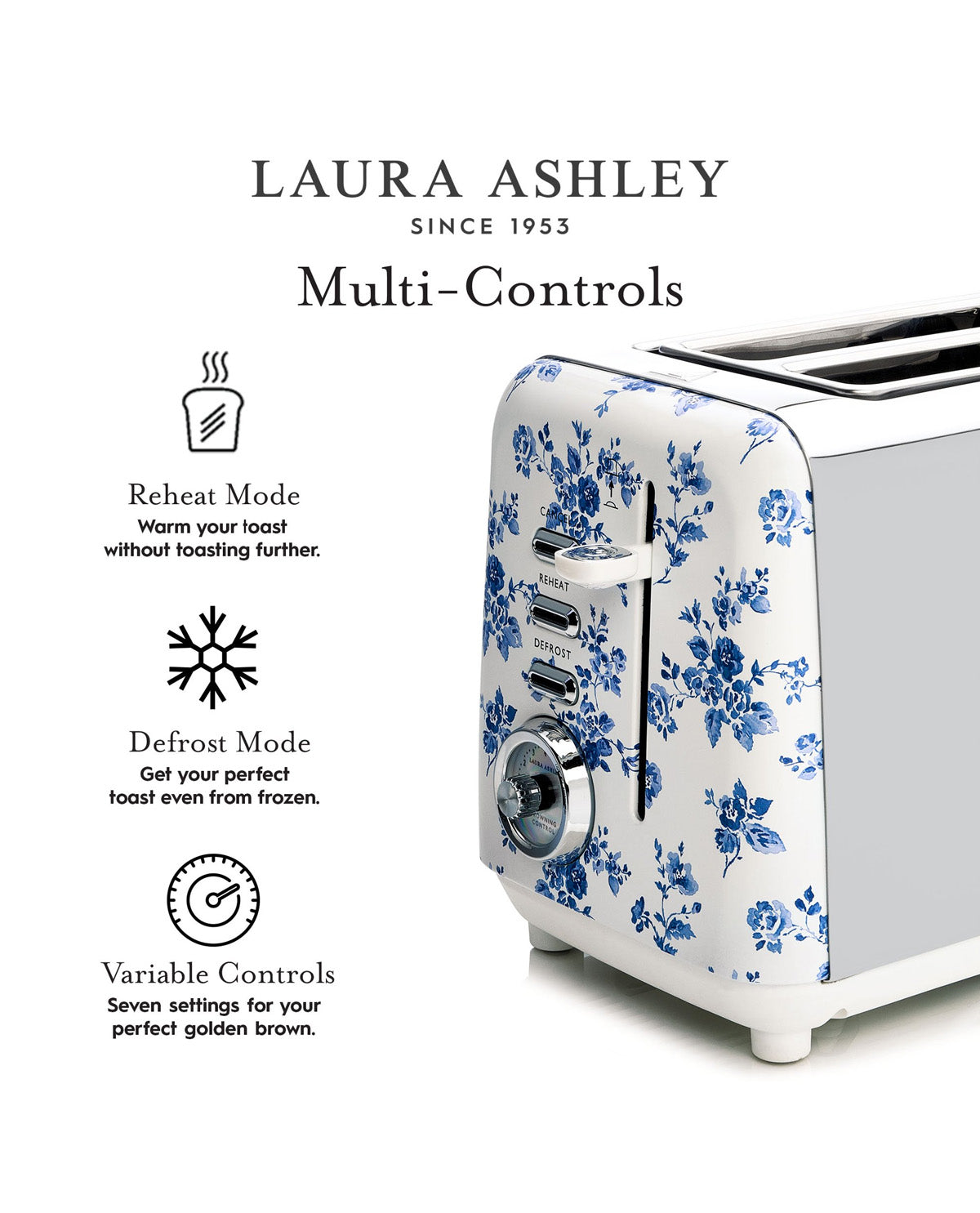 Laura Ashley China Rose Toaster