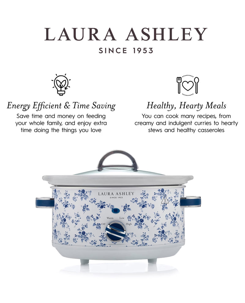 Laura Ashley China Rose 3.5L Slow Cooker
