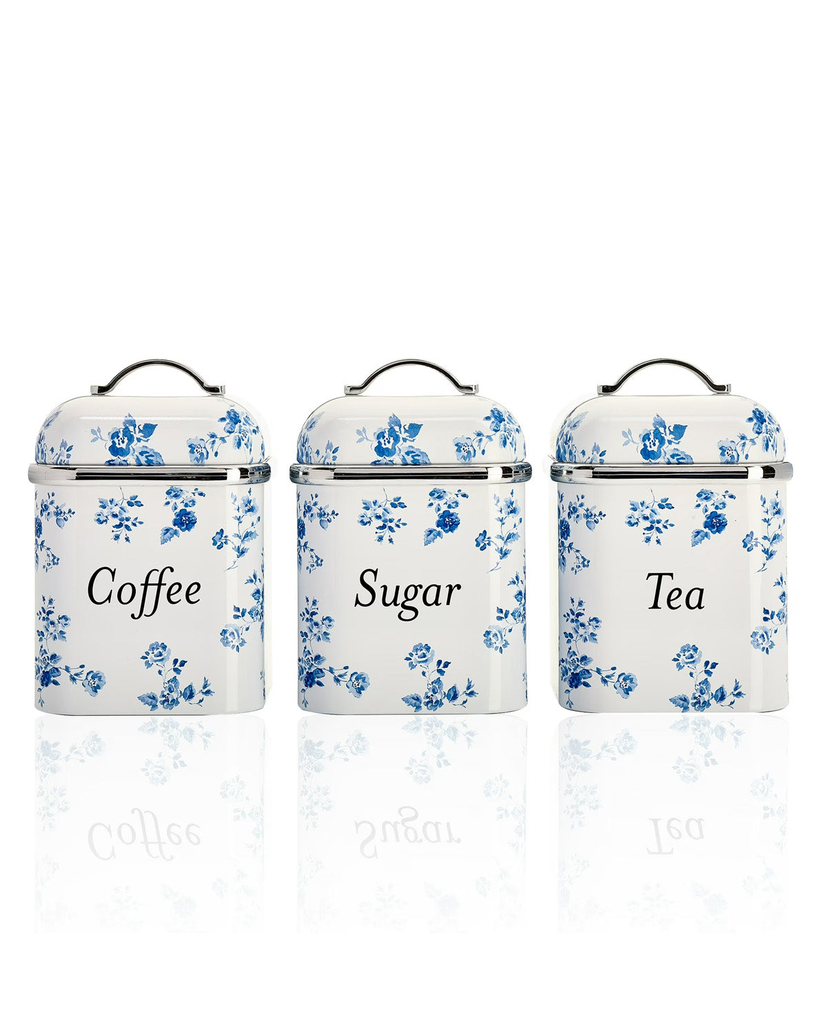 Laura Ashley China Rose Cannister Set