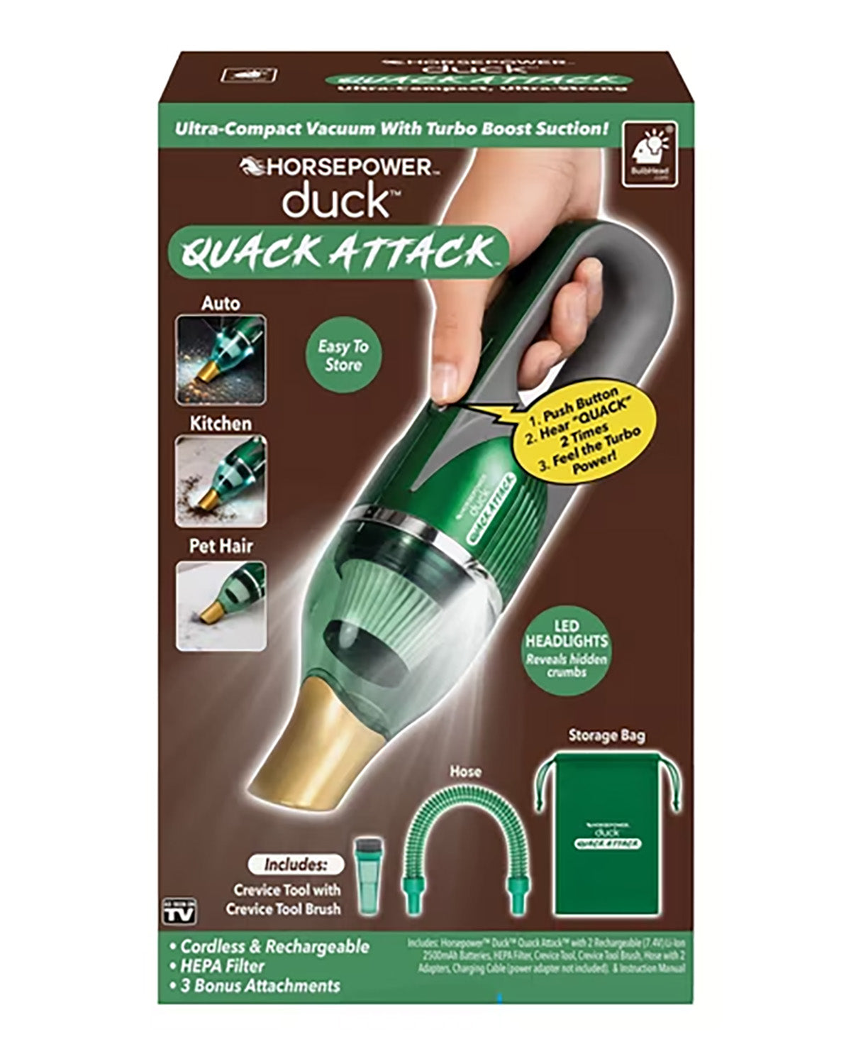Horsepower Quack Attack Duck Vacuum